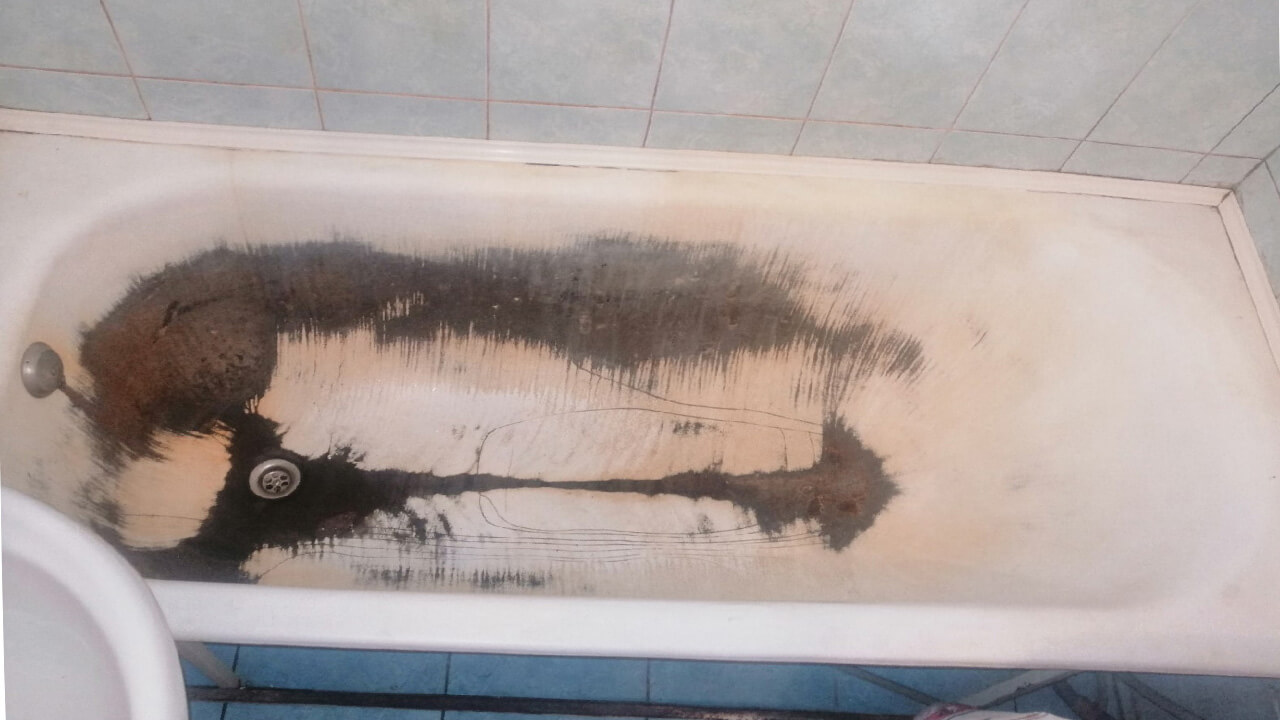 реставрация ванны эмалью