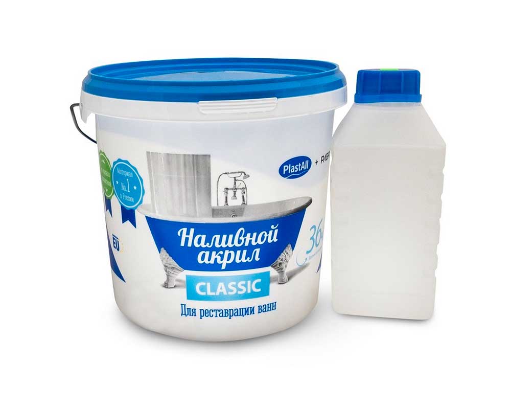 реставрация ванны акрилом цены